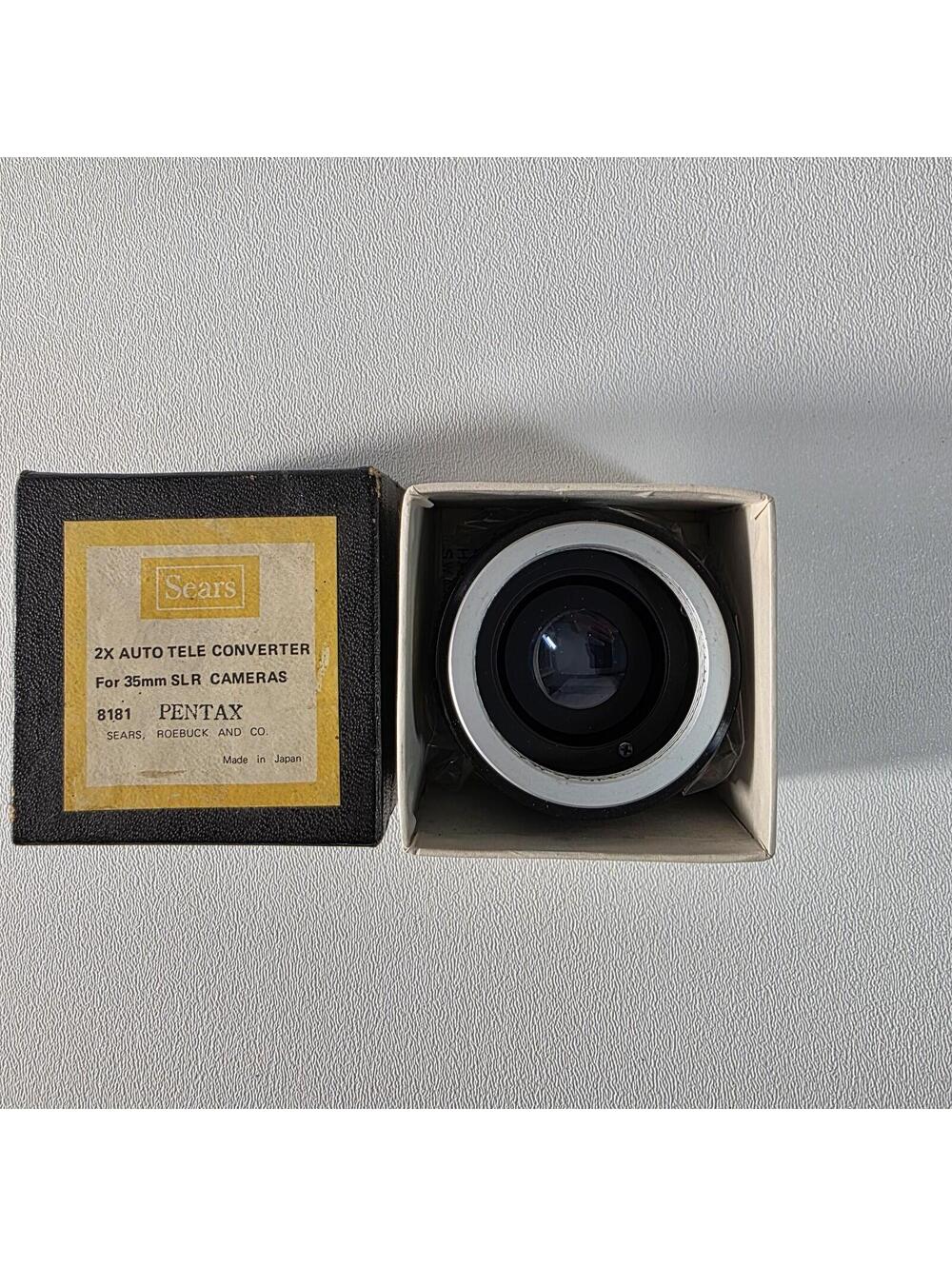 Sears Auto 2x Teleconverter - M42 Pentax Screw Mount - In Box